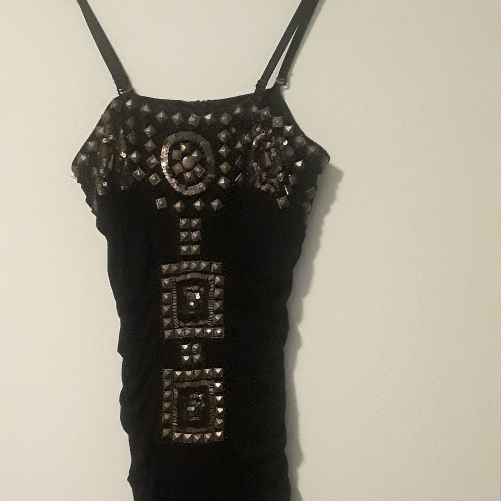 black strap dress/mini